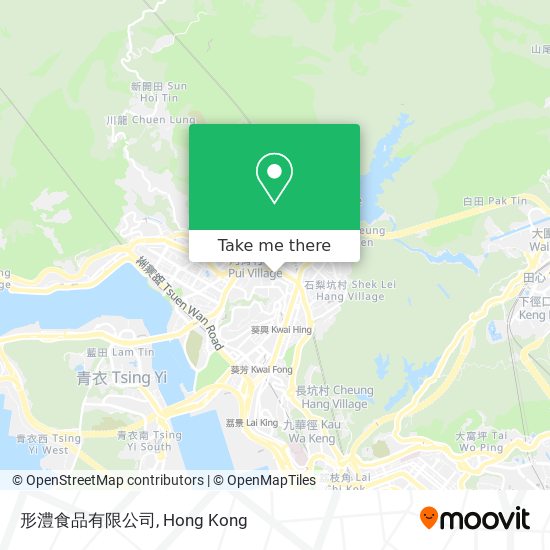 形澧食品有限公司 map