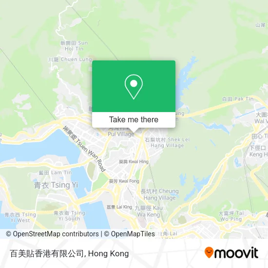 百美貼香港有限公司 map