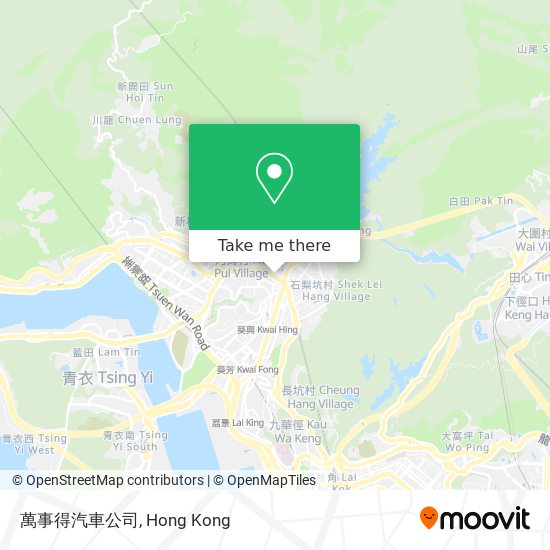 萬事得汽車公司 map