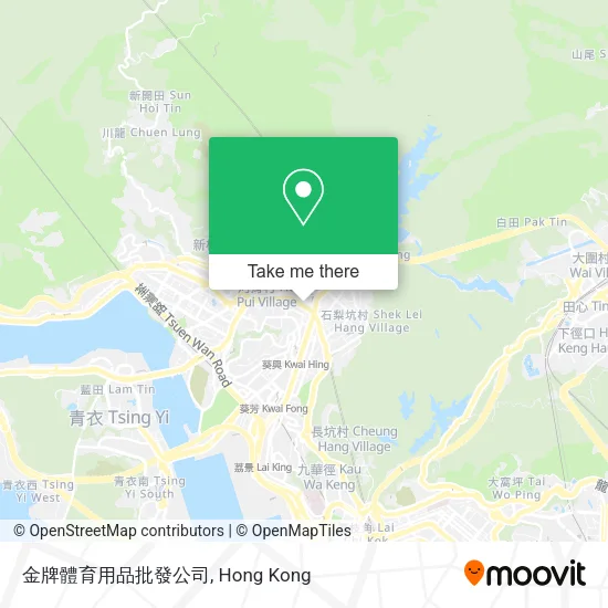 金牌體育用品批發公司地圖
