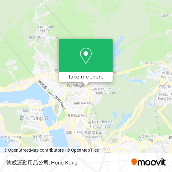 德成運動用品公司 map