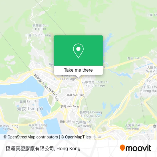 恆運寶塑膠廠有限公司 map