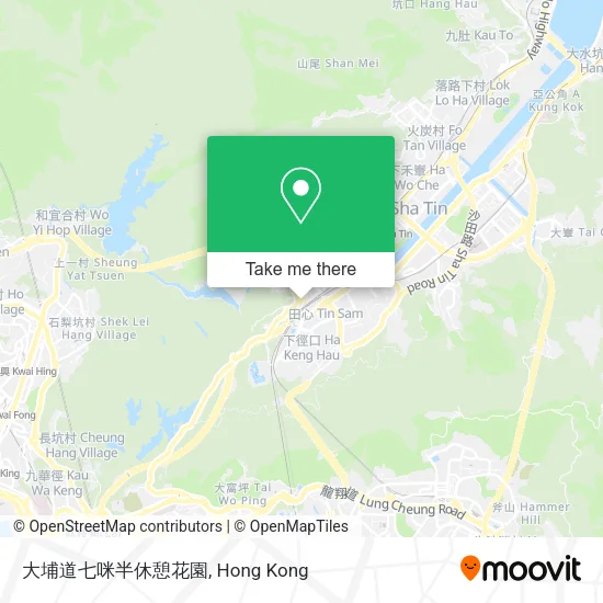 大埔道七咪半休憩花園 map