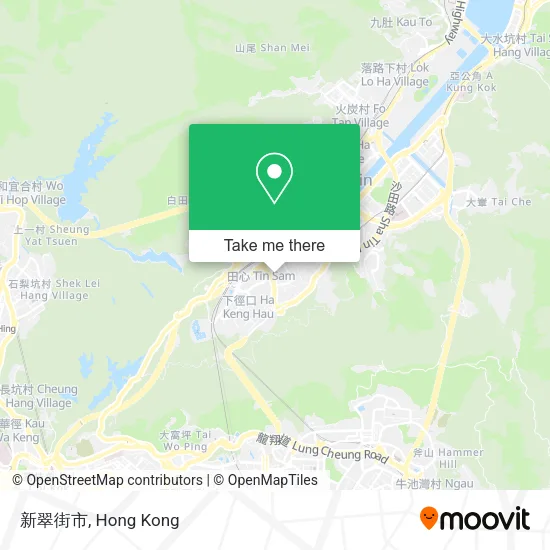 新翠街市地圖