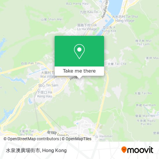 水泉澳廣場街市 map