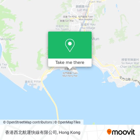 香港西北航運快線有限公司 map