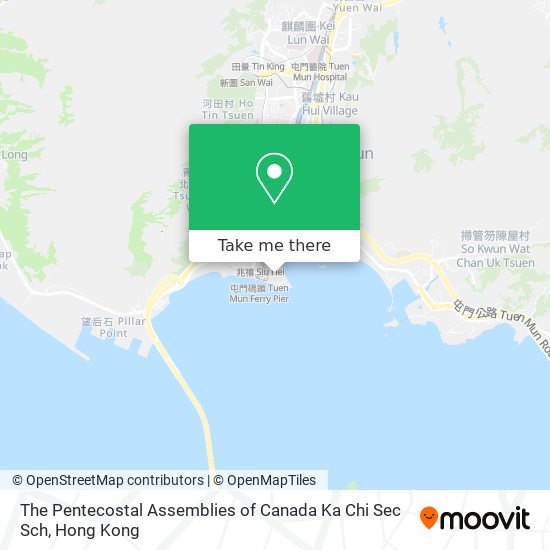 The Pentecostal Assemblies of Canada Ka Chi Sec Sch map