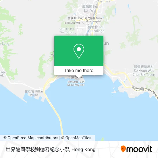 世界龍岡學校劉德容紀念小學地圖