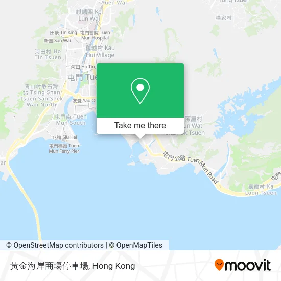 黃金海岸商塲停車場 map