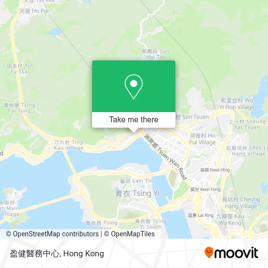 盈健醫務中心 map