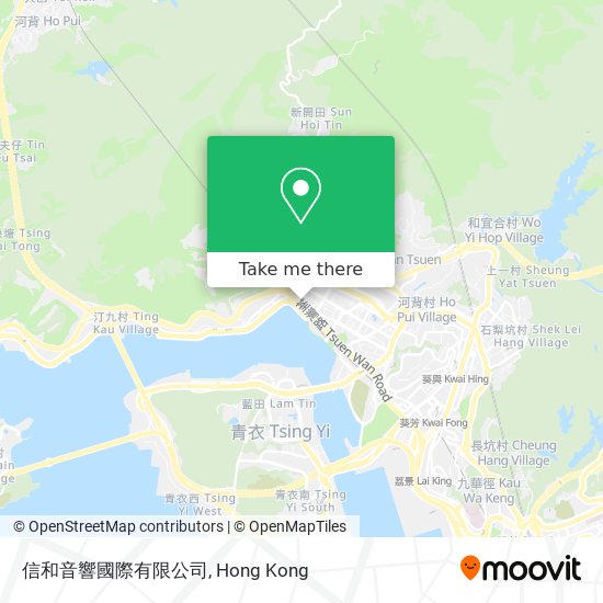 信和音響國際有限公司 map
