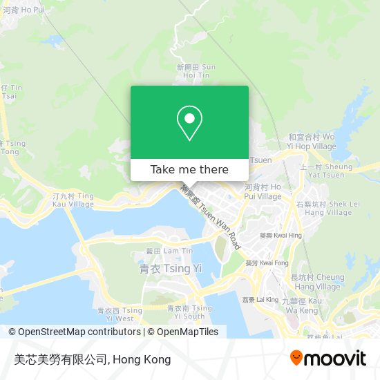 美芯美勞有限公司 map