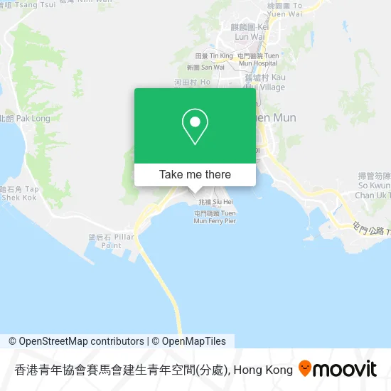 香港青年協會賽馬會建生青年空間(分處)地圖