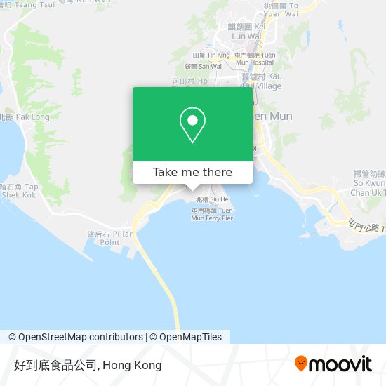 好到底食品公司 map