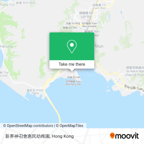 新界神召會惠民幼稚園地圖