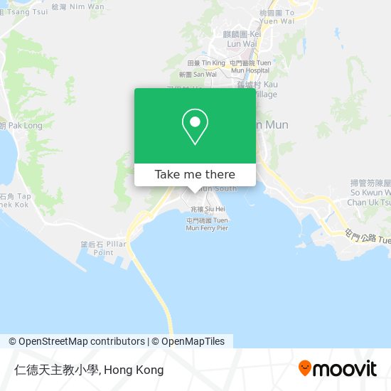 仁德天主教小學 map