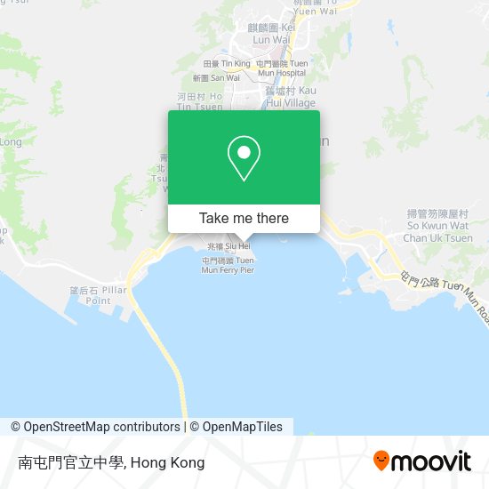 南屯門官立中學 map