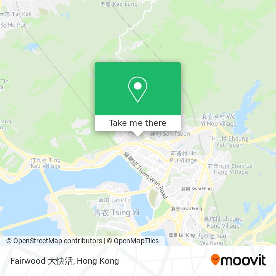 Fairwood 大快活 map