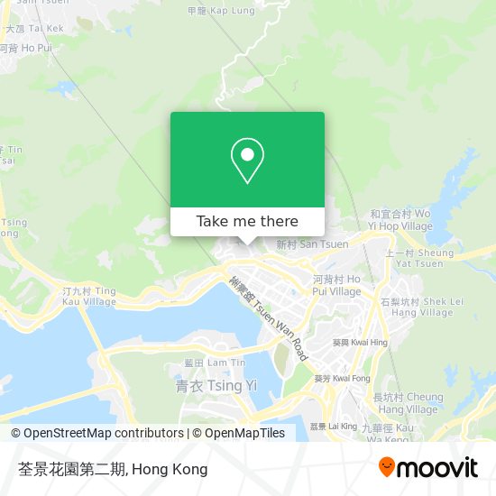 荃景花園第二期 map