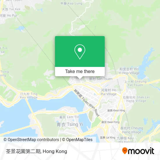 荃景花園第二期 map
