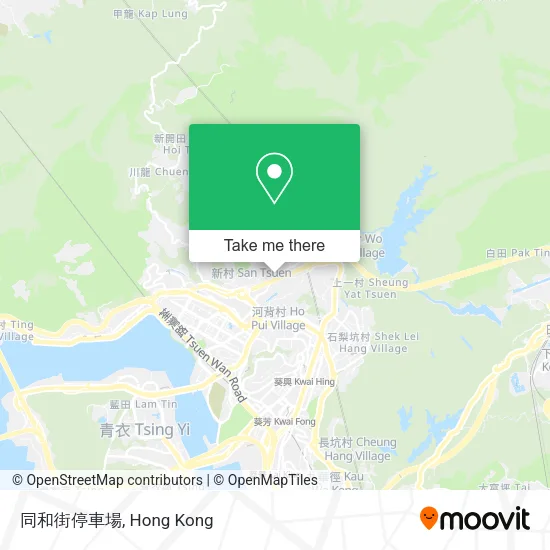 同和街停車場 map