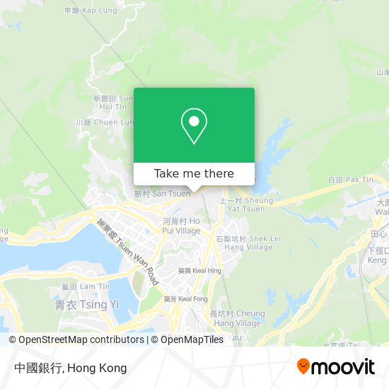 中國銀行 map