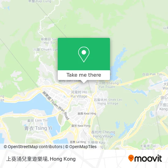 上葵涌兒童遊樂場地圖