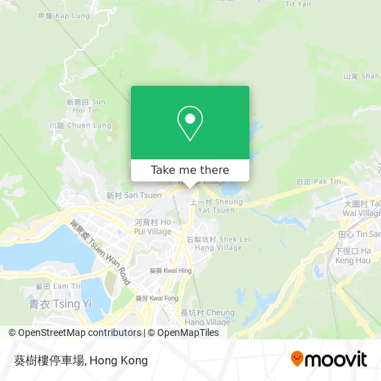 葵樹樓停車場 map