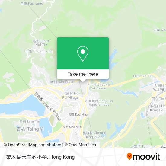 梨木樹天主教小學地圖