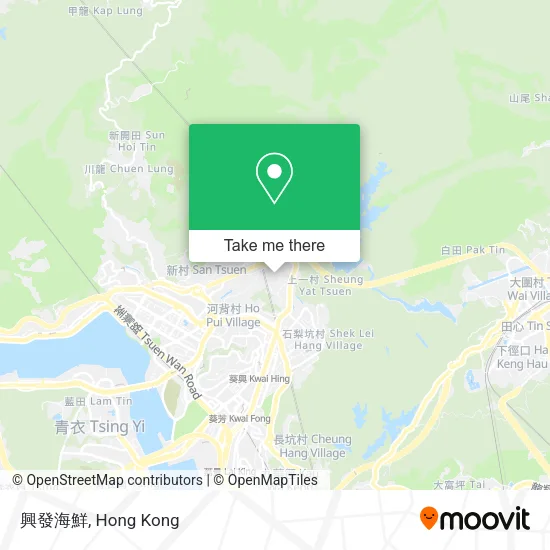 興發海鮮地圖