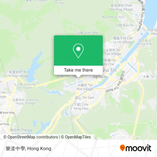 樂道中學 map