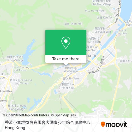 香港小童群益會賽馬會大圍青少年綜合服務中心 map