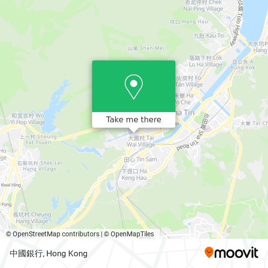 中國銀行 map