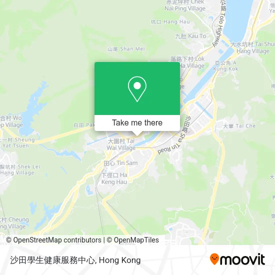 沙田學生健康服務中心 map