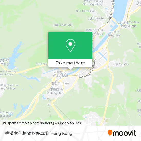 香港文化博物館停車場 map