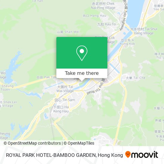 ROYAL PARK HOTEL-BAMBOO GARDEN地圖