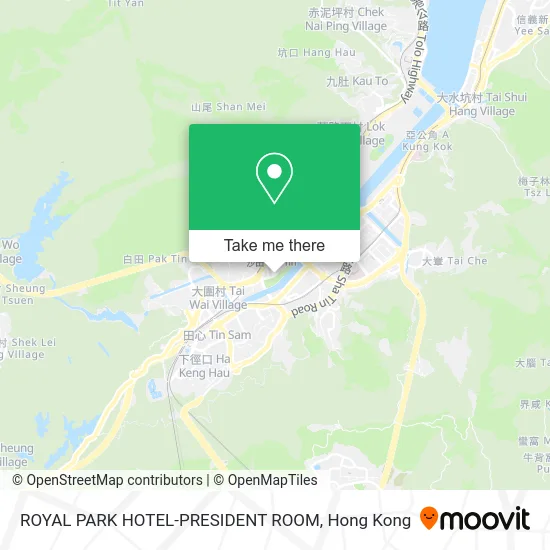 ROYAL PARK HOTEL-PRESIDENT ROOM地圖