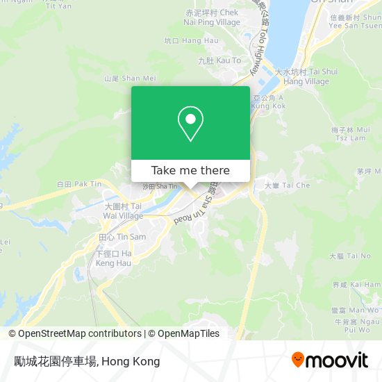 勵城花園停車場地圖