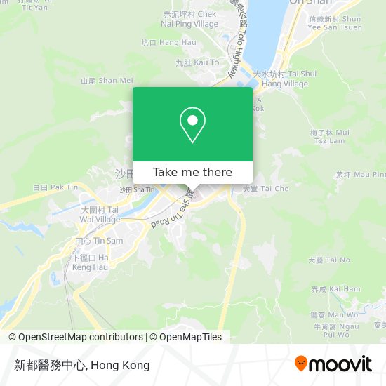 新都醫務中心地圖