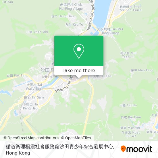 循道衛理楊震社會服務處沙田青少年綜合發展中心 map