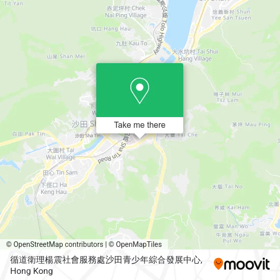 循道衛理楊震社會服務處沙田青少年綜合發展中心 map