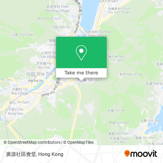 廣源社區會堂 map