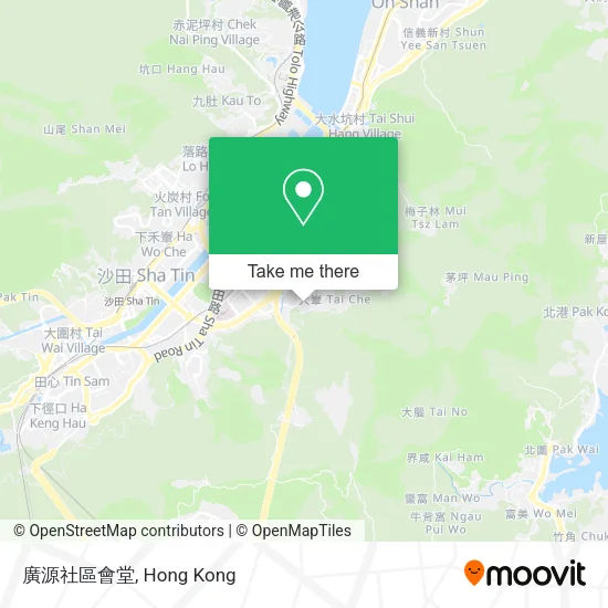廣源社區會堂地圖