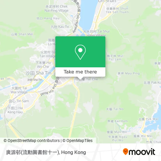 廣源邨(流動圖書館十一)地圖