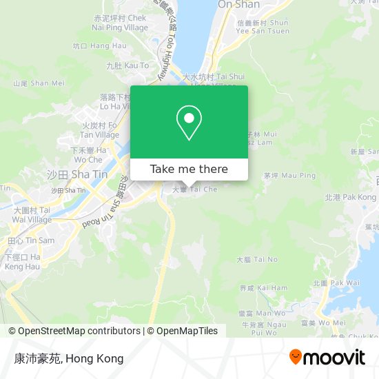 康沛豪苑 map