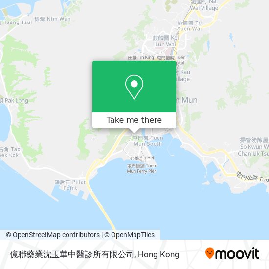 億聯藥業沈玉華中醫診所有限公司 map