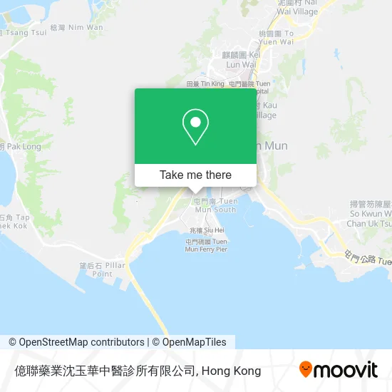 億聯藥業沈玉華中醫診所有限公司 map
