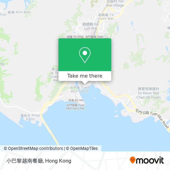 小巴黎越南餐廳 map