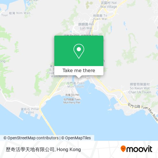 歷奇活學天地有限公司地圖
