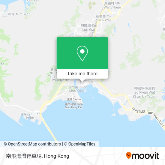 南浪海灣停車場 map